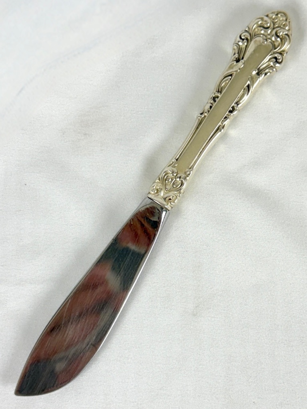Vintage Grande Renaissance Sterling Silver Butter Knife Reed and Barton 7 inch